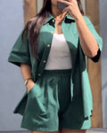 Avira – Emerald Green Breeze Co-Ord Set