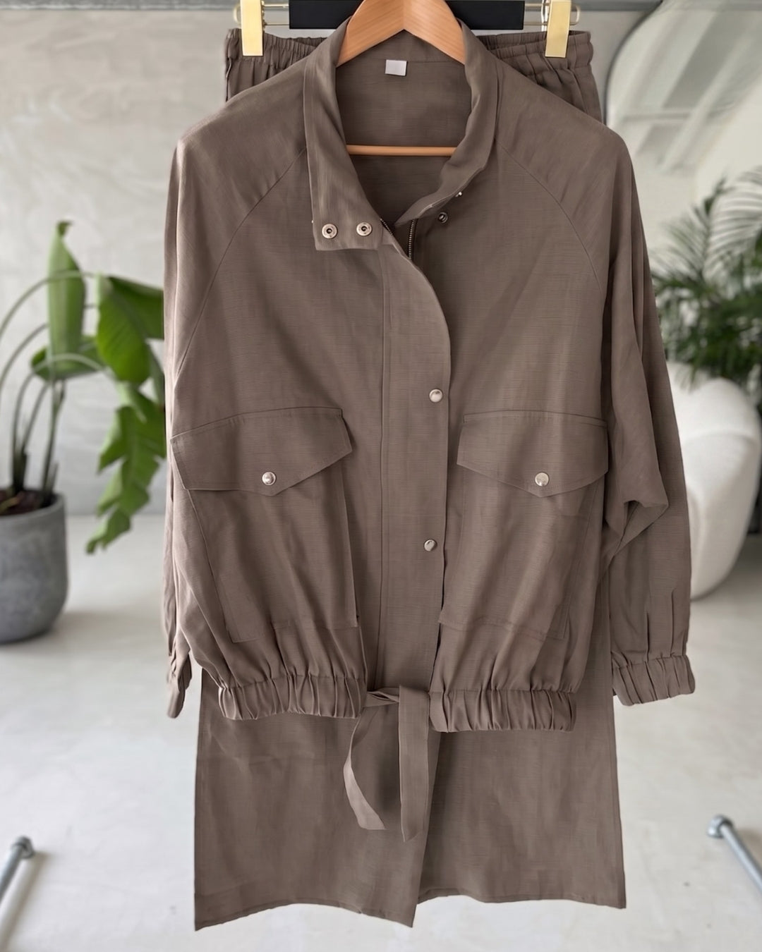 Kia - Brown Premium Cargo Co-Ord Set