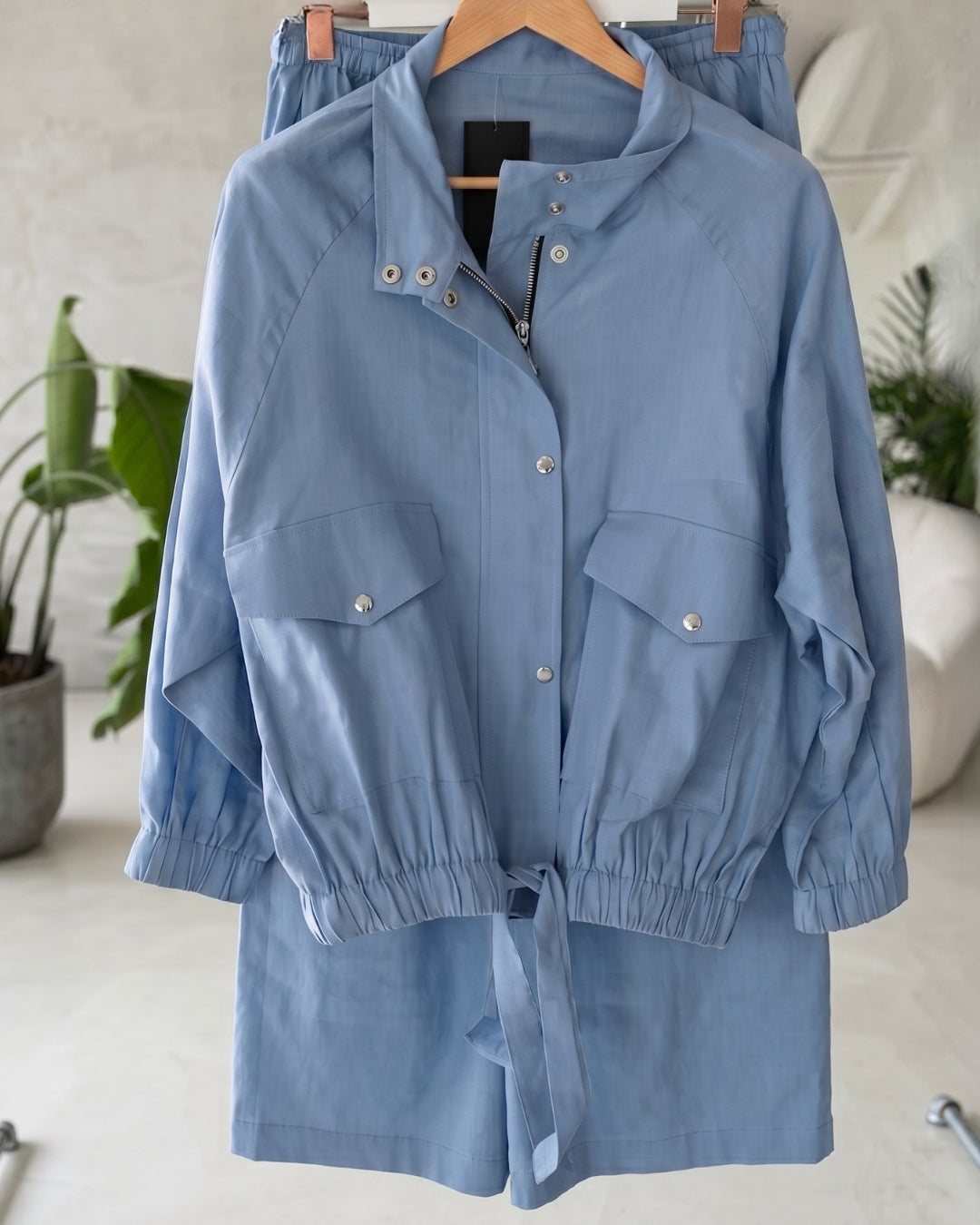 Kia - Pastel Blue Premium Cargo Co-Ord Set