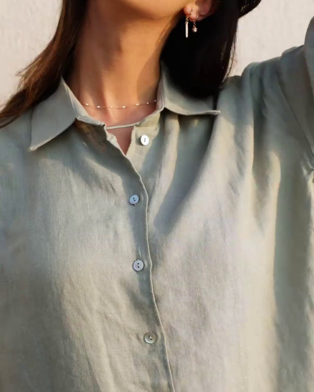 Shreeva - Green Relaxed Shirt Pants Co-ord Set