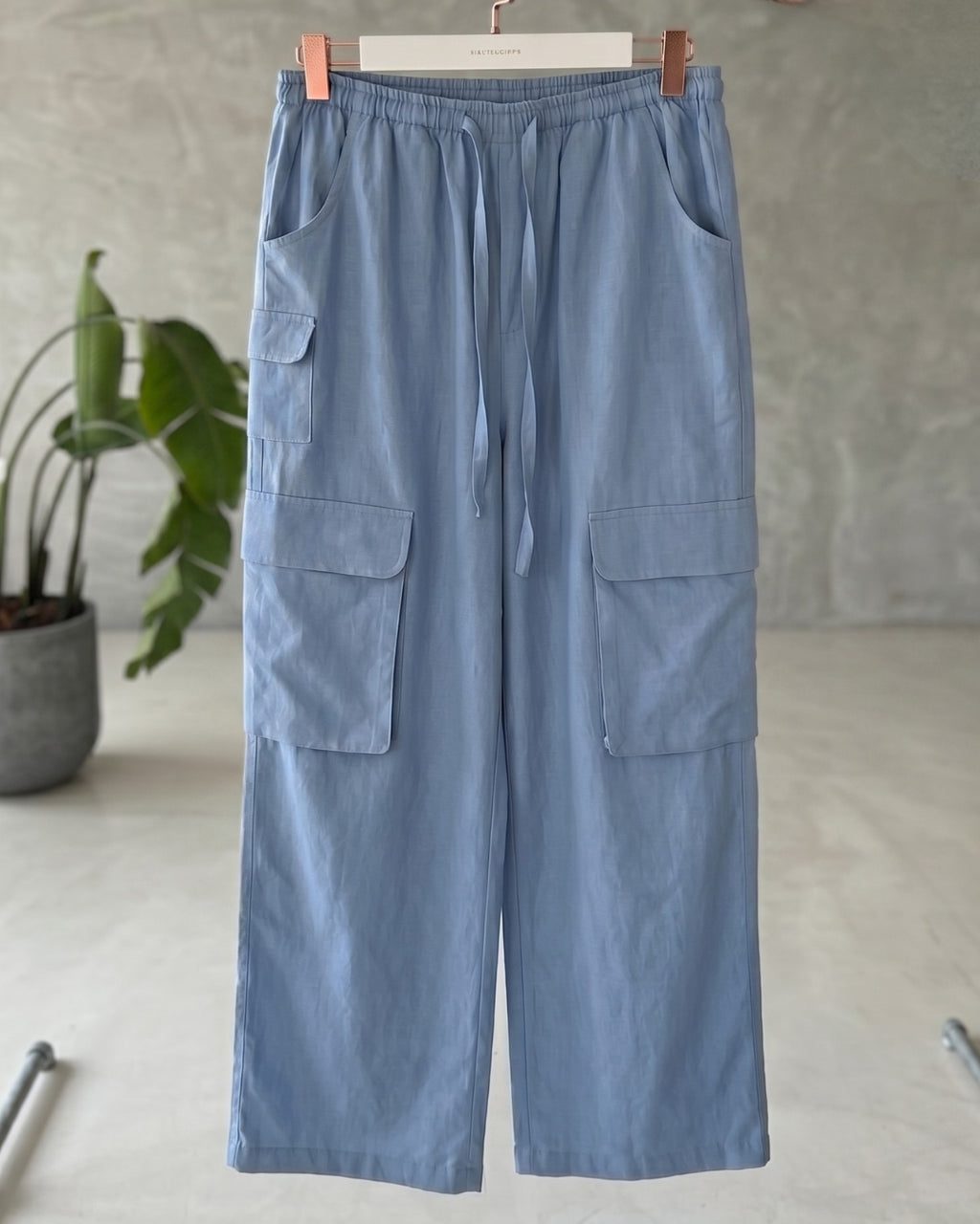 Kia - Pastel Blue Premium Cargo Co-Ord Set