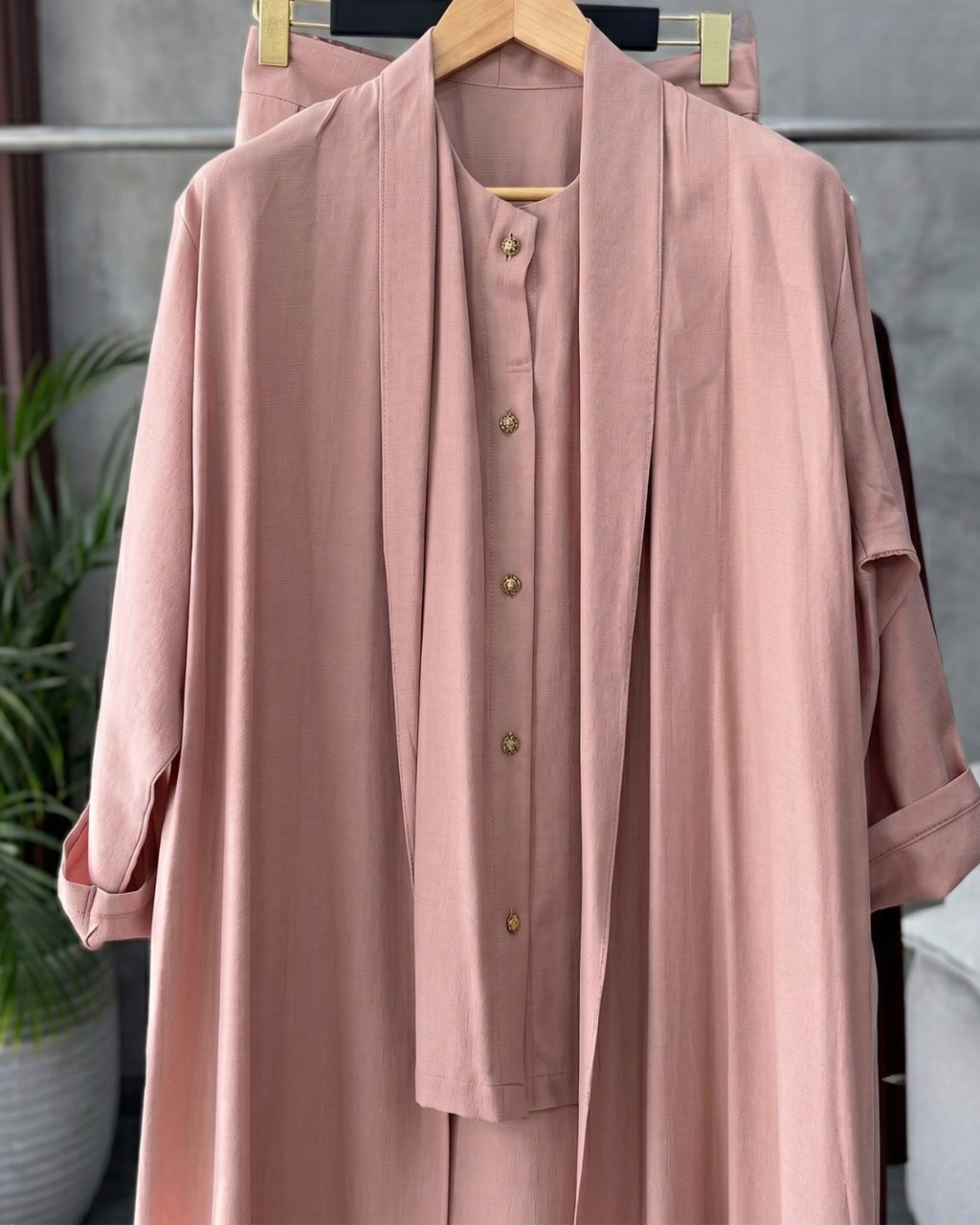 Riva - Pink Graceful Layered Co-Ord Set