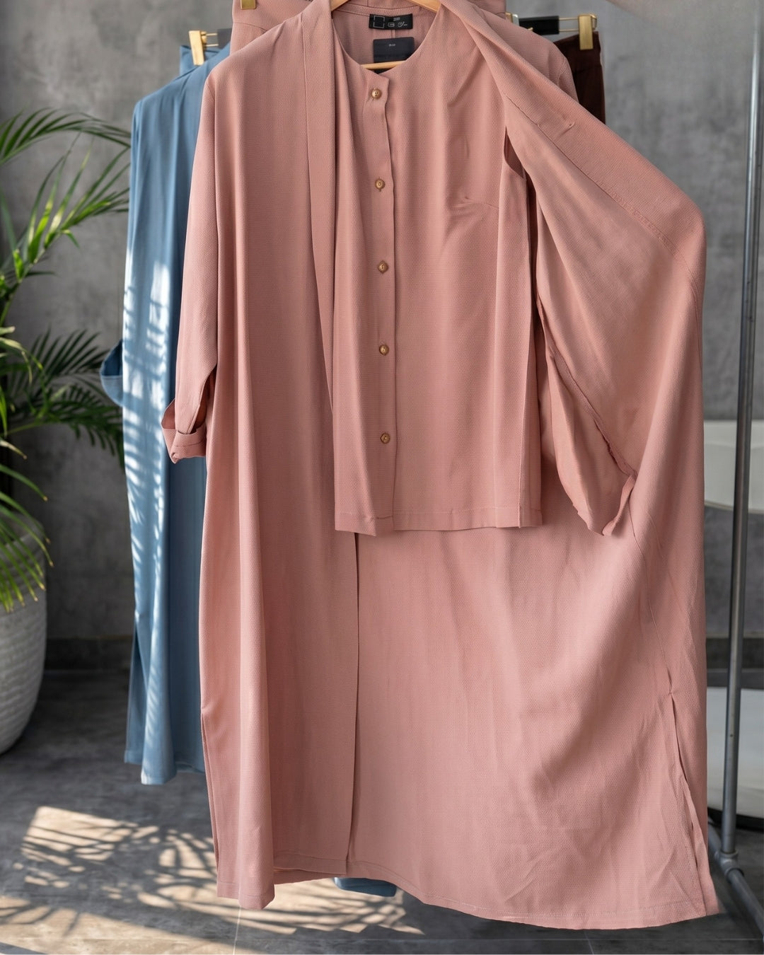 Riva - Pink Graceful Layered Co-Ord Set