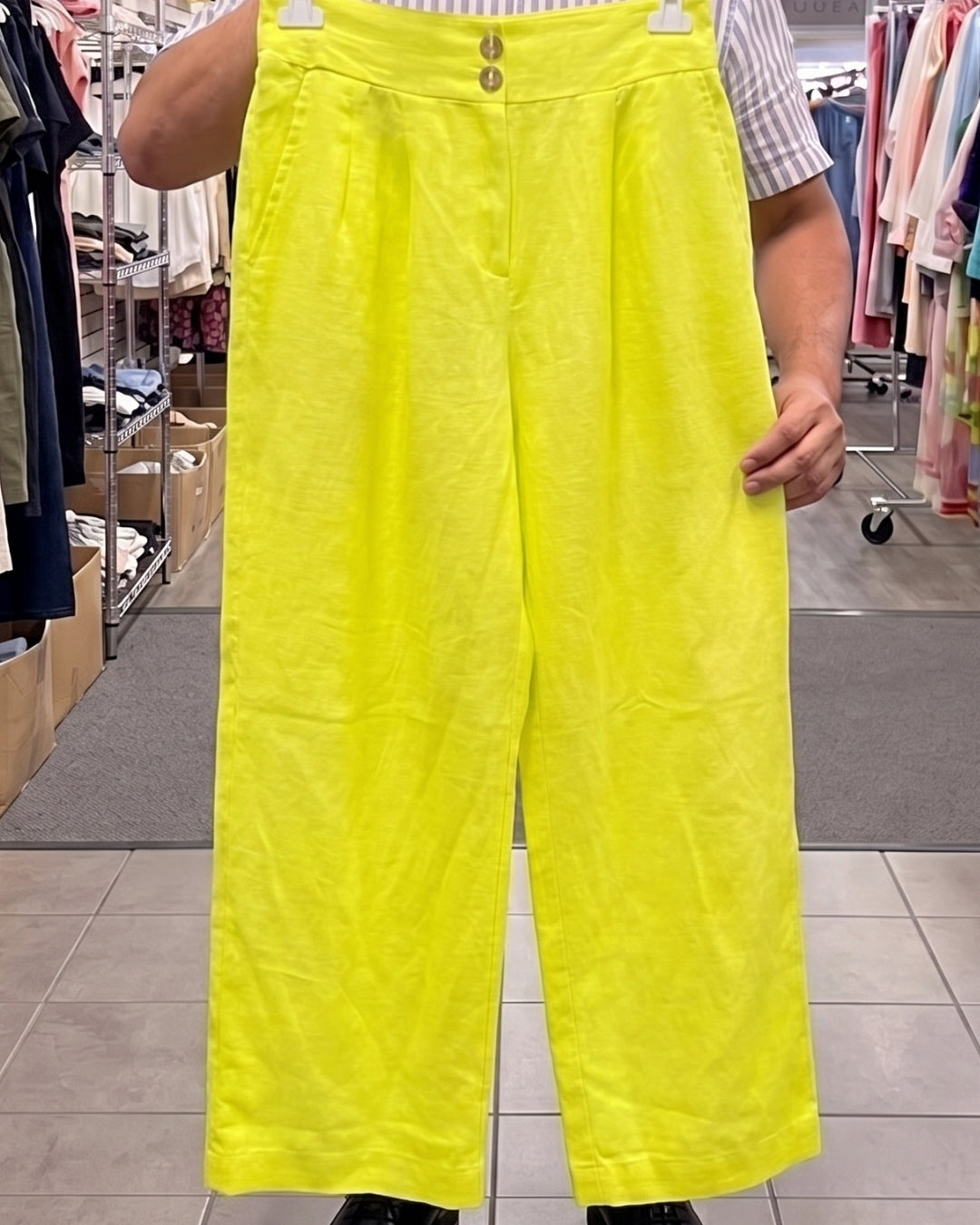 Evan - Yellow Artistic Printed Summer Linen Co-Ord Set