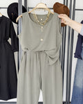 Kriva - Premium Linen Blend Sleeveless Co-Ord Set